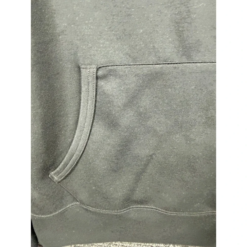 Polo Ralph Lauren Mens Black Double-Knit Pullover Hoodie Pony Logo Size M